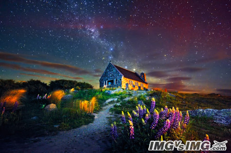 house night sky star lavender 